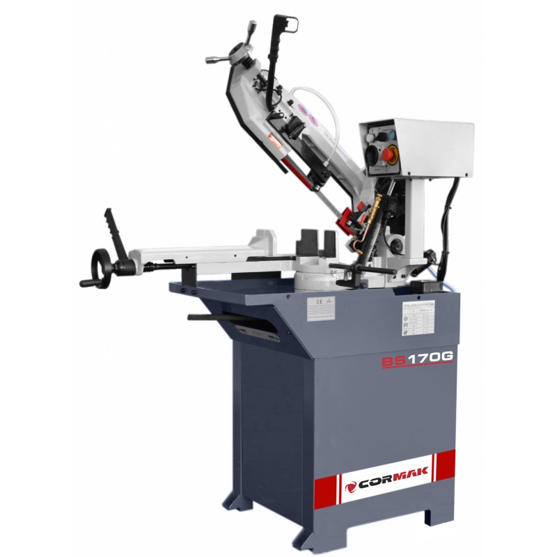 Scie à ruban métal Cormak BS170G 400v Triphasé