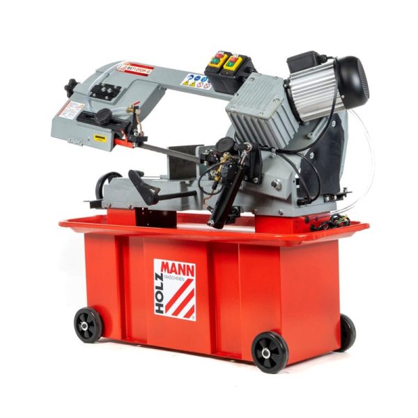 HOLZMANN - BS712TOP-G Scie à ruban métal avec engrenage pour le réglage de la vitesse de la bande (3 niveaux) D. coupe 180mm | 400V 1100 W