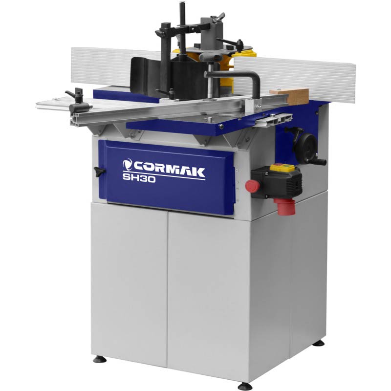 CORMAK - SH30 - Mini Toupie d'atelier 3 vitesses avec arbre interchangeable - Puissance 1500 W