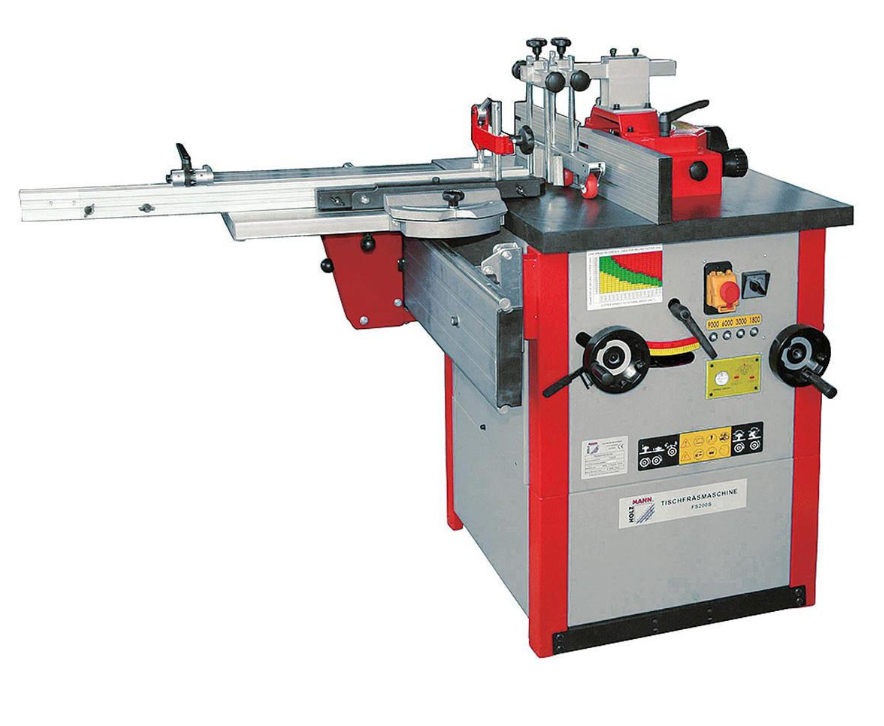 HOLZMANN - FS200S Toupie avec arbre inclinable de 30 mm 400V 2800W (sans chariot ni table)