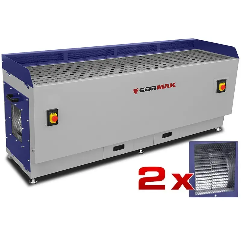 CORMAK - DT2000M Table d'aspiration pour pièce à bois et métal - 2 x 1000W (S6) 230V