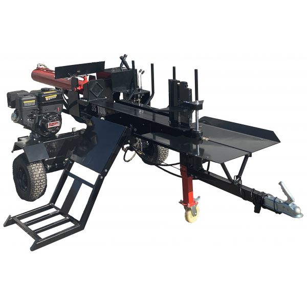Fendeur de bûches 35 tonnes 1 mètre à moteur thermique ELECTROPOWER