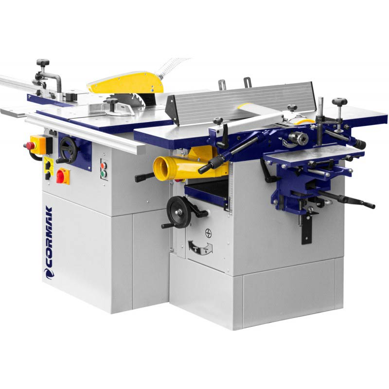 CORMAK - CM250 Combinée à Bois 5 opérations - 230V / 400V - Largeur de passe 250 mm