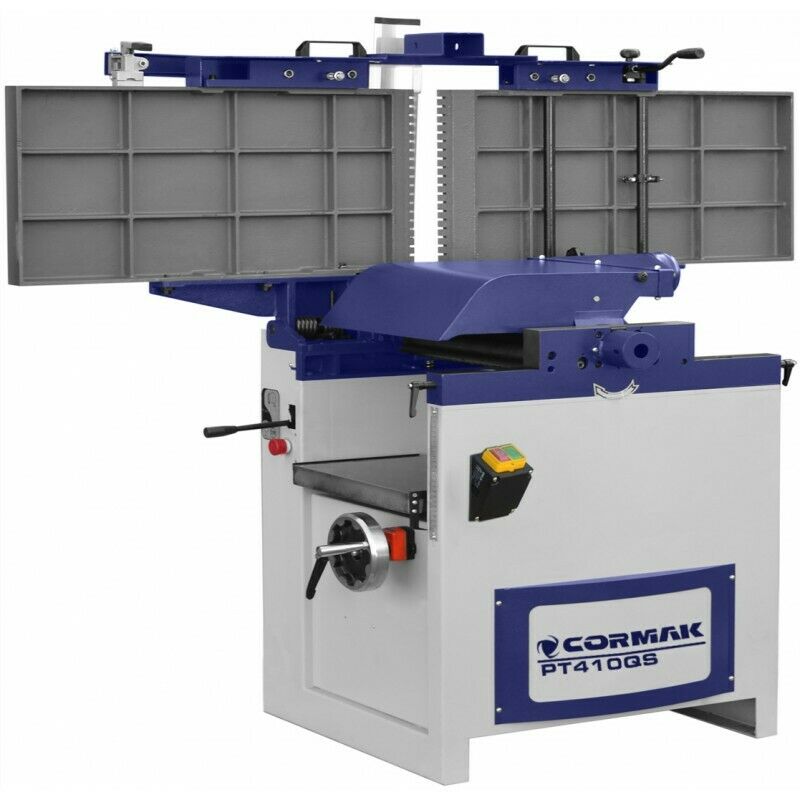 Raboteuse Dégauchisseuse arbre hélicoïdal 410mm Cormak PT410QS