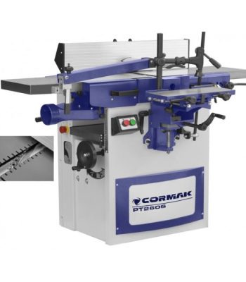 Cormak PT260S - Raboteuse dégauchisseuse avec arbre hélicoïdal 230 V