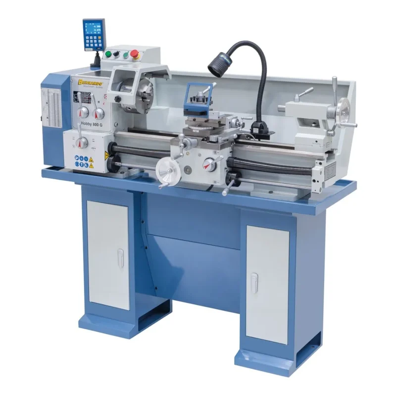 Tour universel digital Bernardo Hobby 800 G avec DRO – 230V