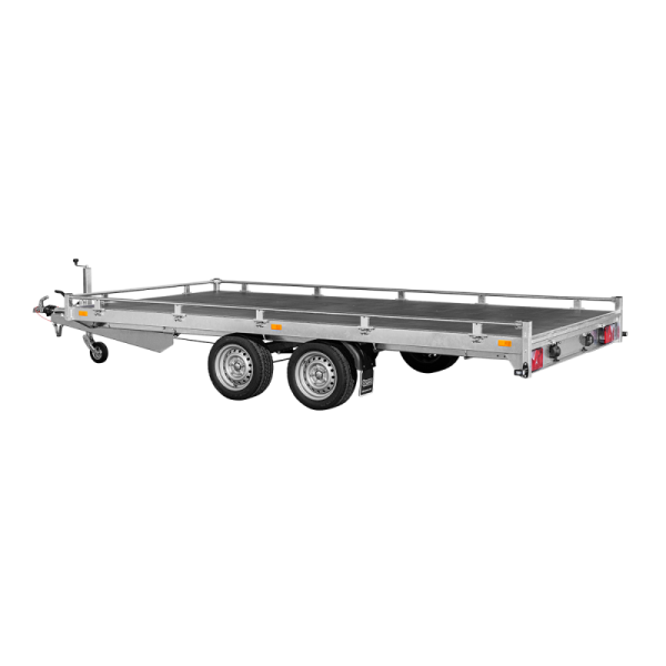 Remorque Transporter plateau basculant 406 x 204 cm - PTAC 2700 kg - Saris