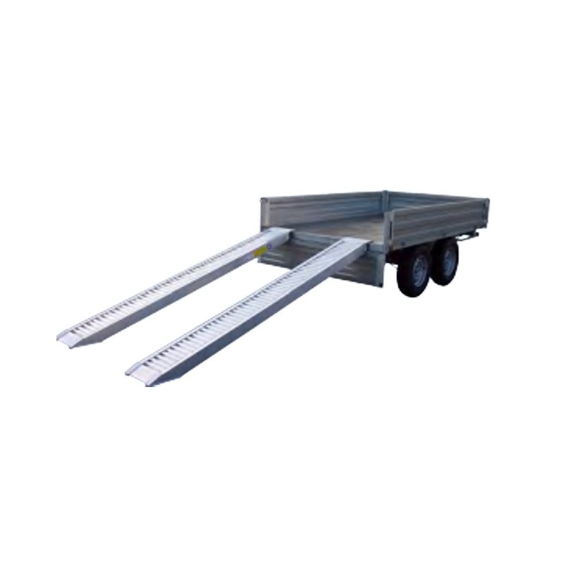 Paire de rampes alu 2M95 X 0M30 + béquilles arrière (39610PE, 39612PE, 39614PE) - Lider