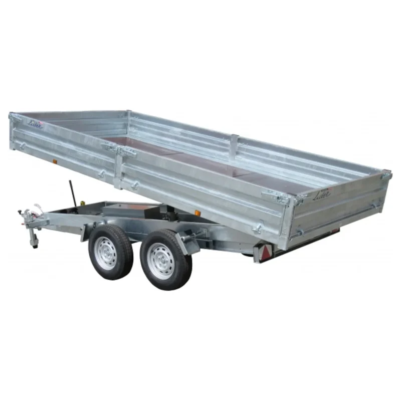 Remorque benne à relevage électrique - PTAC 3500 kg (402x190 cm) LIDER 39614PE